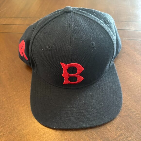 Boston Red Sox Hat ’47 Brand Black Fitted Cap MLB Baseball - Picture 1 of 4